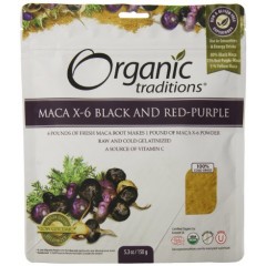 Organic Traditions - 天然有机黑玛卡+紫红玛卡粉 150g